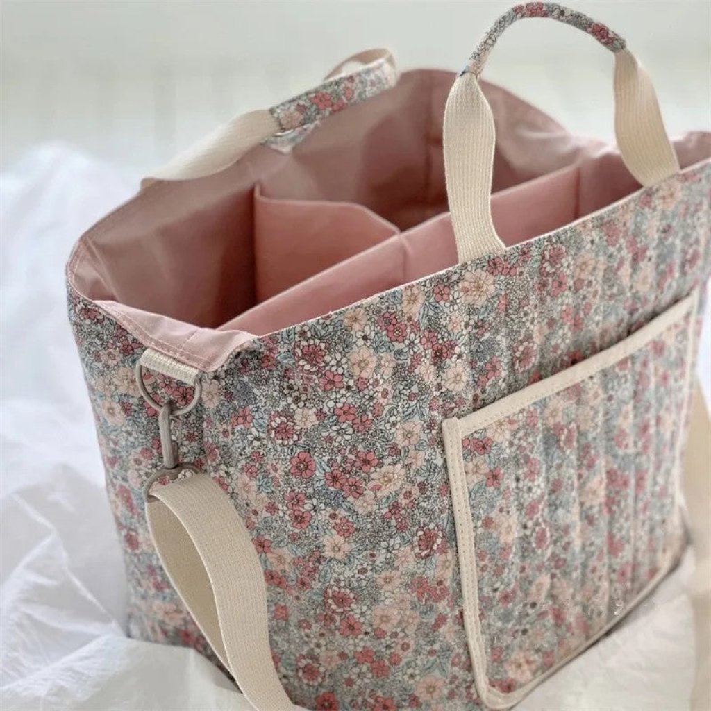 Sac à langer avec rangement optimisé compartiments