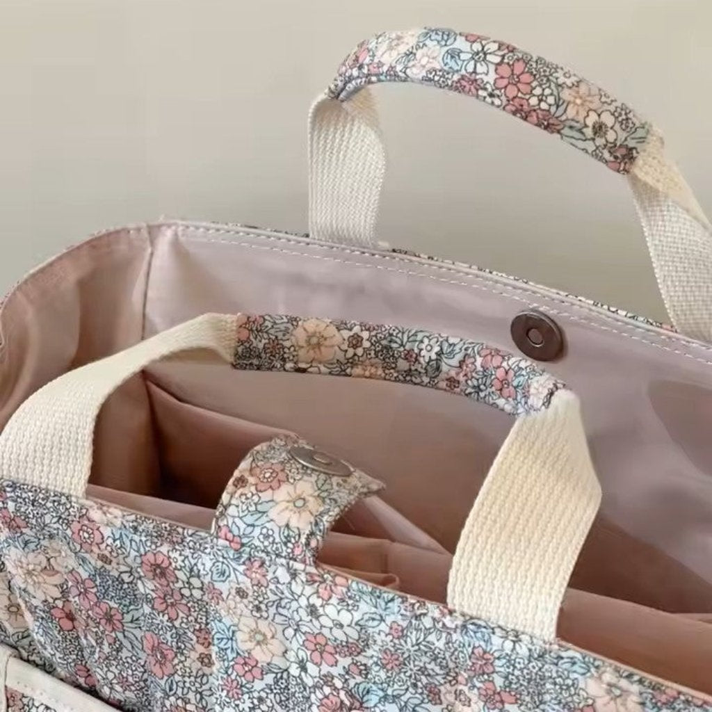Sac à langer avec rangement optimisé zoom fermeture