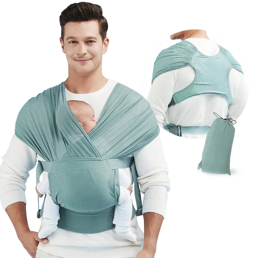porte bébé confort sans nœud Vert